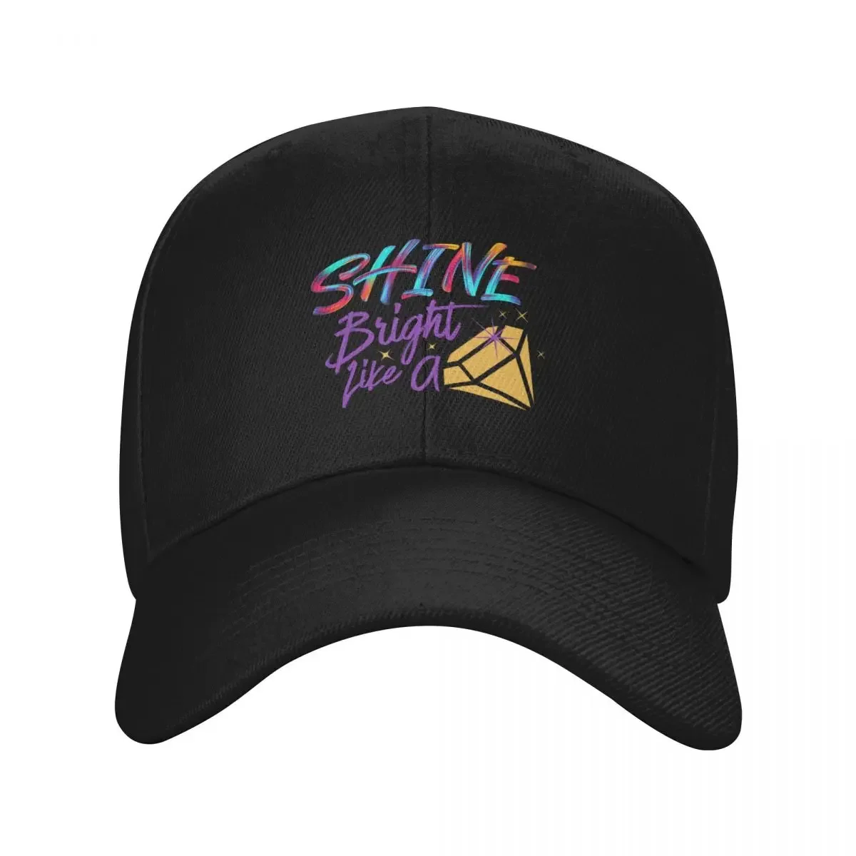 

Shine bright like a Diamond Baseball Cap Hat men Ball Cap Wild Ball Hat Women's Golf Wear Men's
