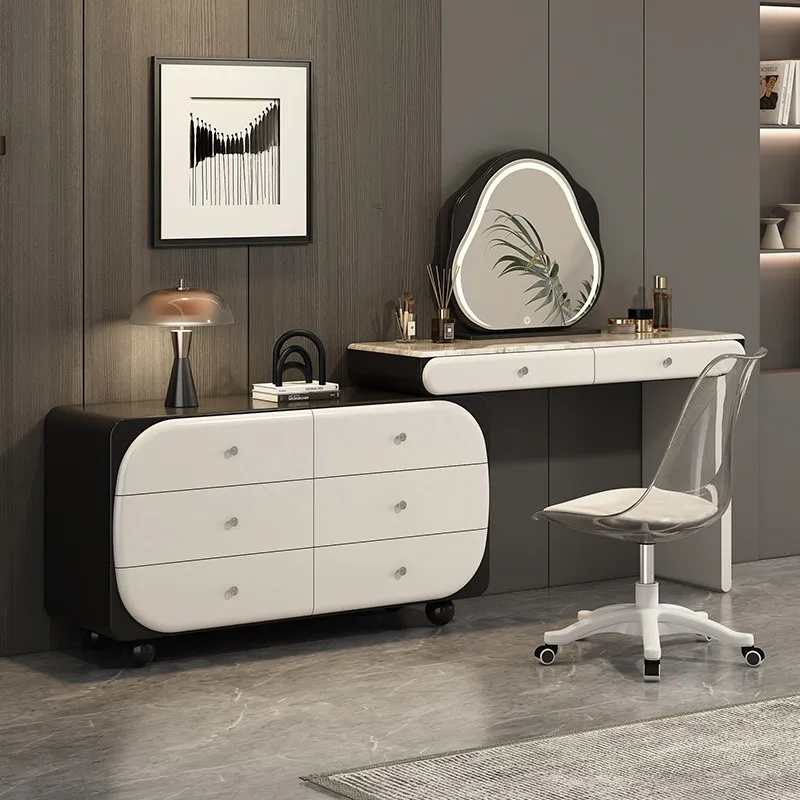 # Arrival Modern Bedroom Casual Bedside Chest All-in-One Accessible Luxury Makeup Table Adjustable Wood Popular Style