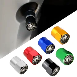 Car Styling Wheel Tire Valves Caps for Yamaha R1 R3 R25 Mt-09 Mt07 Fazer Fz6 Xj6 R15 TMAX YS125 XTZ125 IB E8 Rxv YBR125 YBR250