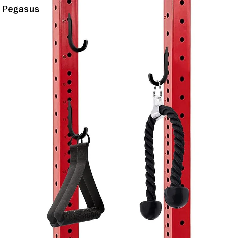 [S]Squat Rack Holder Attachments For Home Gym Storage Heavy Duty Weight Rack Holder With Storage Hook Perfect Gym Accessories