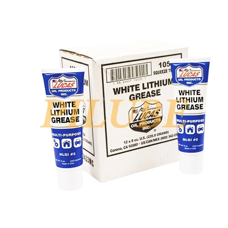 LUCAS OIL 10533 WHITE LITHIUM GREASE for Superior Lubrication and