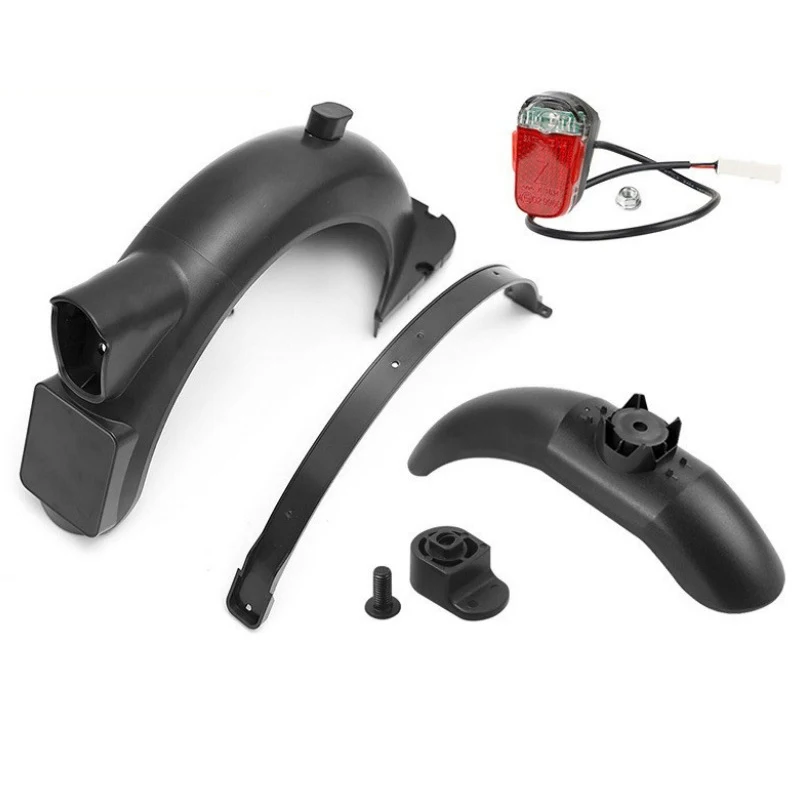 Rear  For Ninebot  Electric Scooter MAX G30 G30D Water Baffle Guard Rear Taillight Wheel Mudguard Accessories