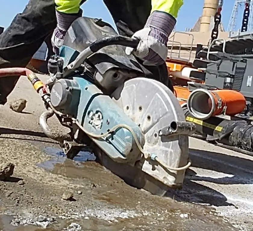 Lâmina de serra de diamante soldada a laser para todos os fins, 14"", cabe em serra de corte a gás portátil Stihl e serra de passagem para abrasivo