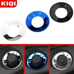 KIQI Car Rearview Mirror Knob Rear View Circle Sticker for Chevrolet Cruze Sedan Hatchback 2009 2010 2011 2012 2013 2014 2015