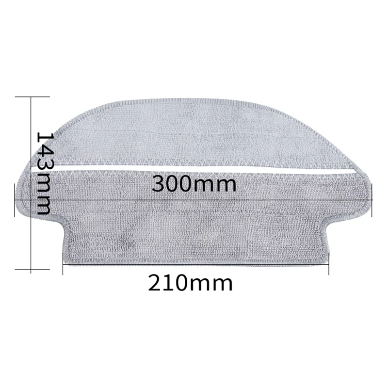 Piezas de repuesto para Robot aspirador Xiaomi Mijia Pro STYJ02YM, accesorios de limpieza en seco y húmedo, 2 piezas