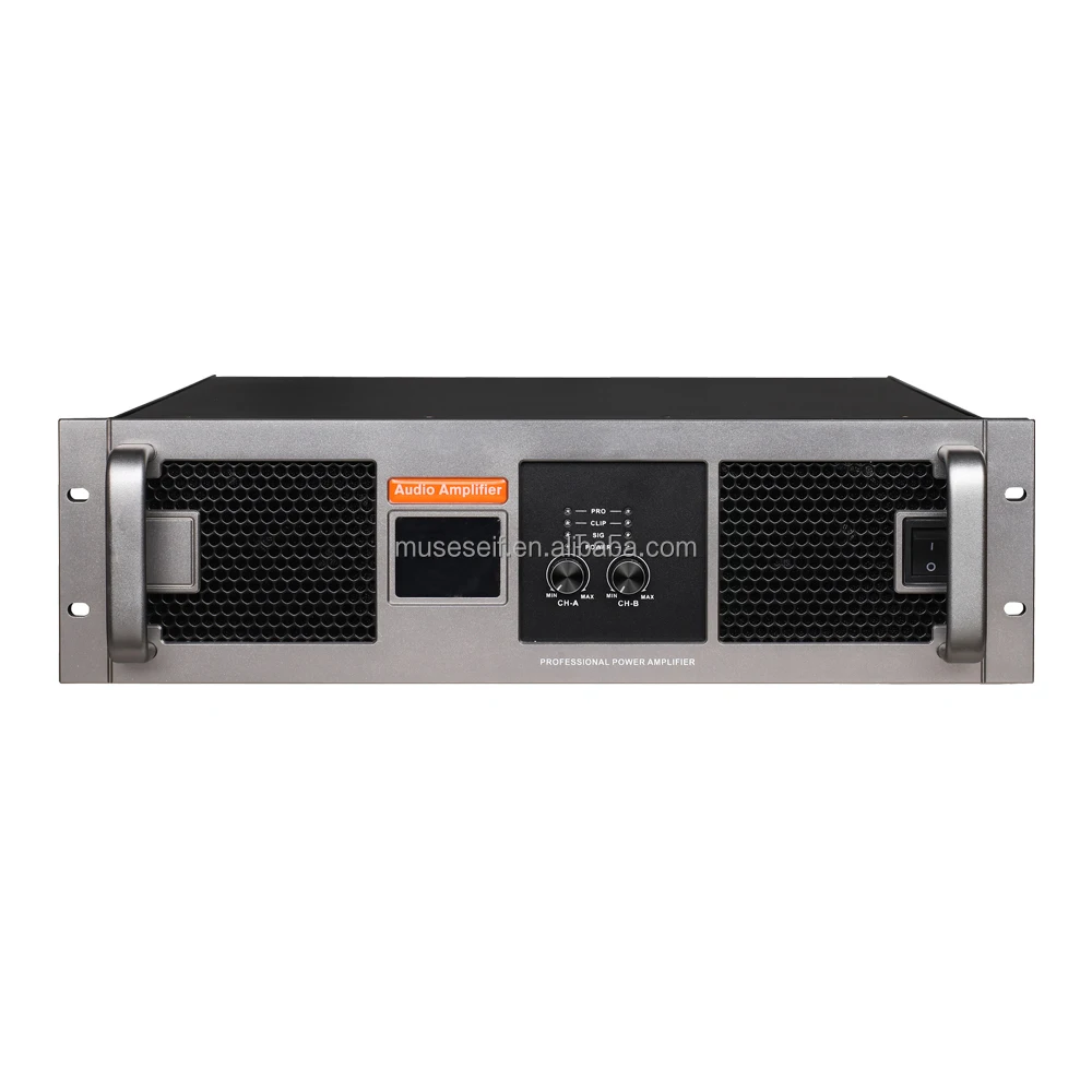

EIF // RX-10 1000W High Power Amplifier Class H 2 Channel Stereo Audio Power Amplifier Suitable for Stage DJ