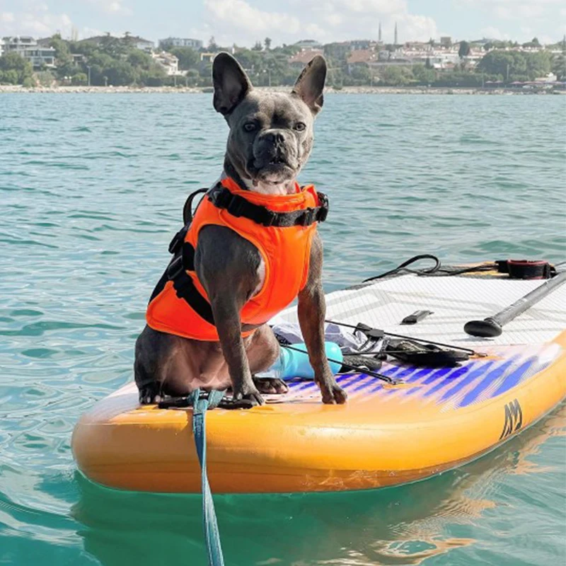 Chaleco salvavidas S-XXL mascotas, ropa de seguridad, traje de baño para perros Husky, Bulldog Francés, reflectante