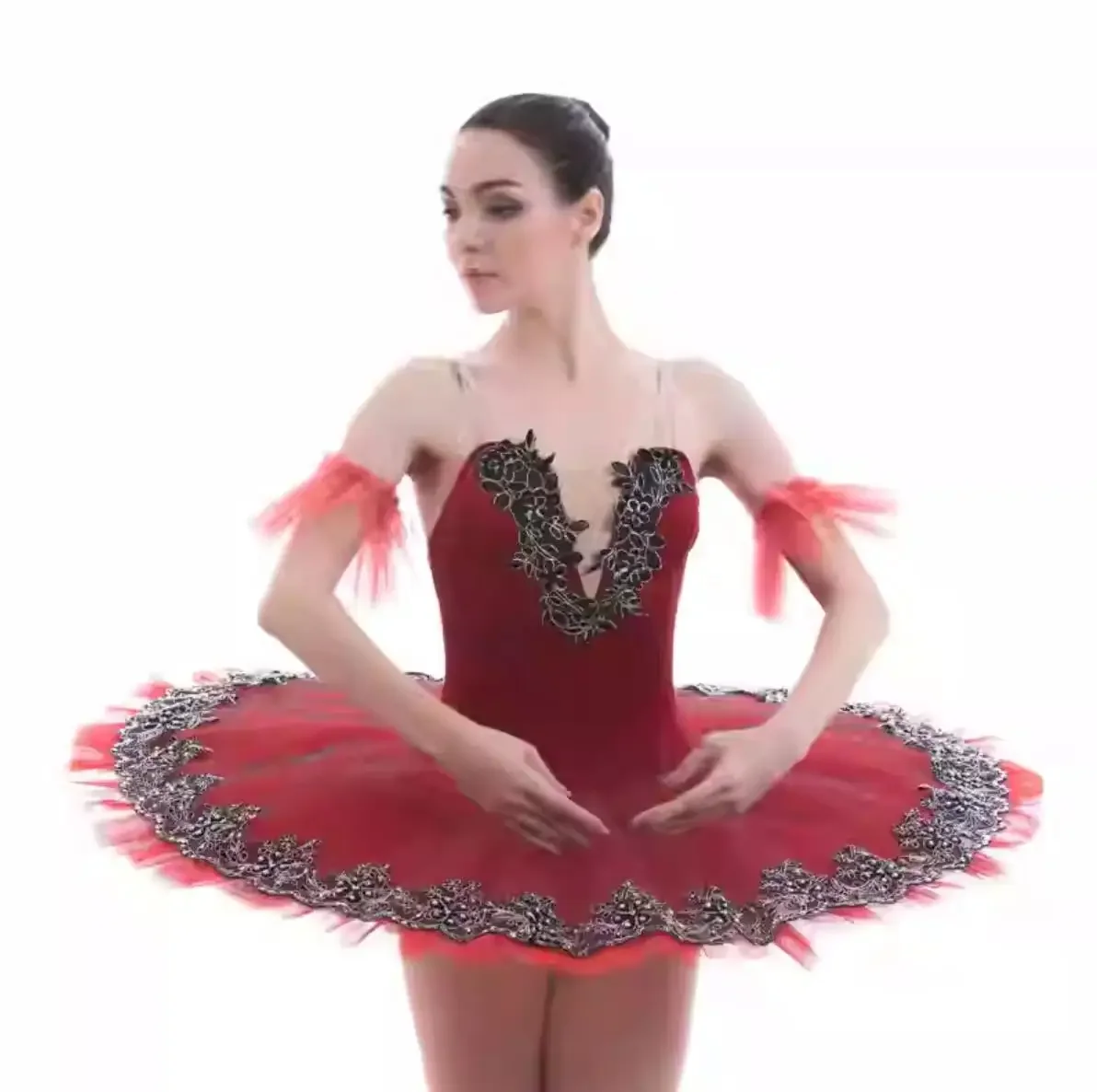 

ballet clothes for toddler children ballet costume girl Professional tutu Kids Swan Lake Dance Pancake Ballerina Skating Dress
