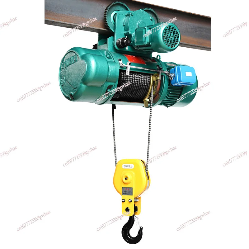 

Wire rope electric hoist CD1 type 0.5 tons 1T2 tons 5 tons 3 meters 6 meters hoist rope guide crane