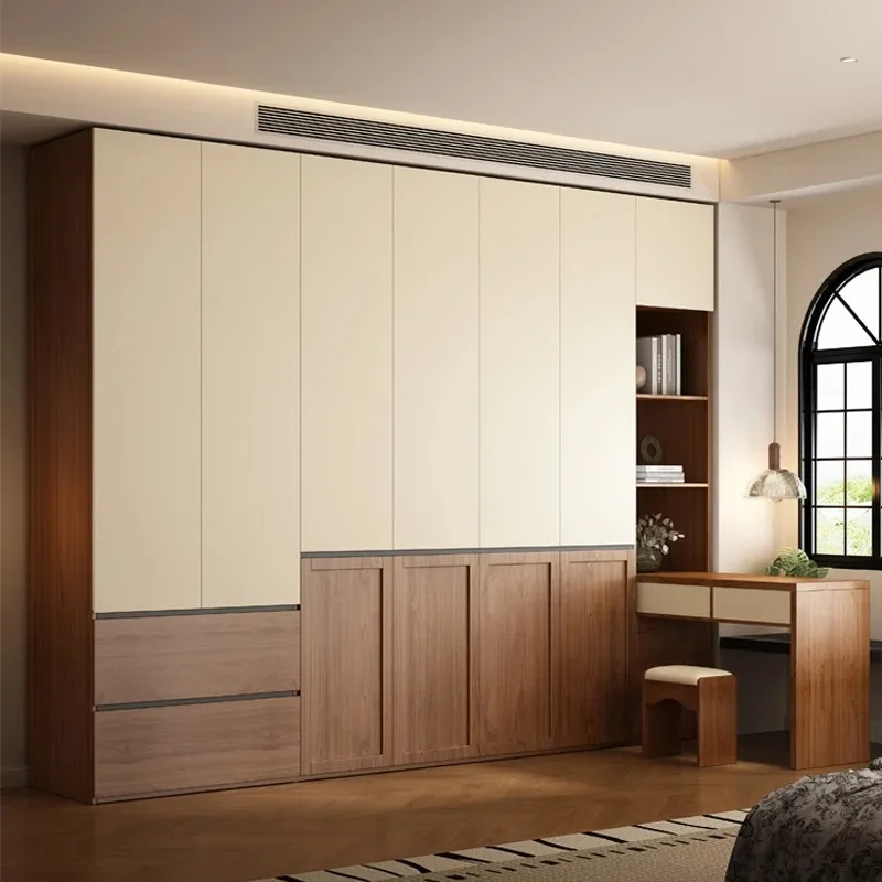 

Japanes Style Luxury Wardrobes Customized Modern Space Saving Wardrobe Closet Organizer Wooden Armario Resina Furniture Home