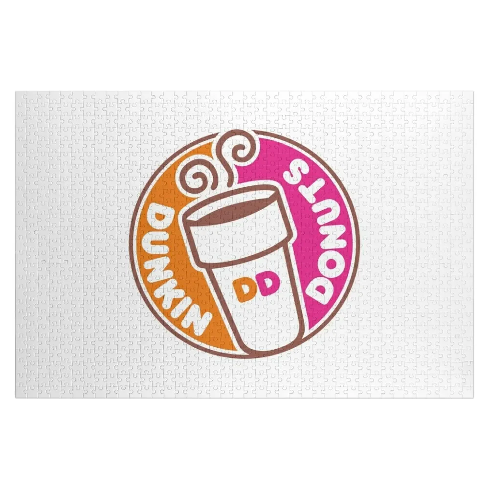 happiness dunkin' donuts sense Jigsaw Puzzle Customized Kids Gift Personalized Wooden Name Picture Puzzle