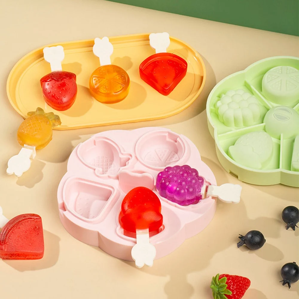 INS internet celebrity fruit silicone ice mold DIY children Candle Silicone Mold Scented Making Tools 3D DIY Handmade Fragrance