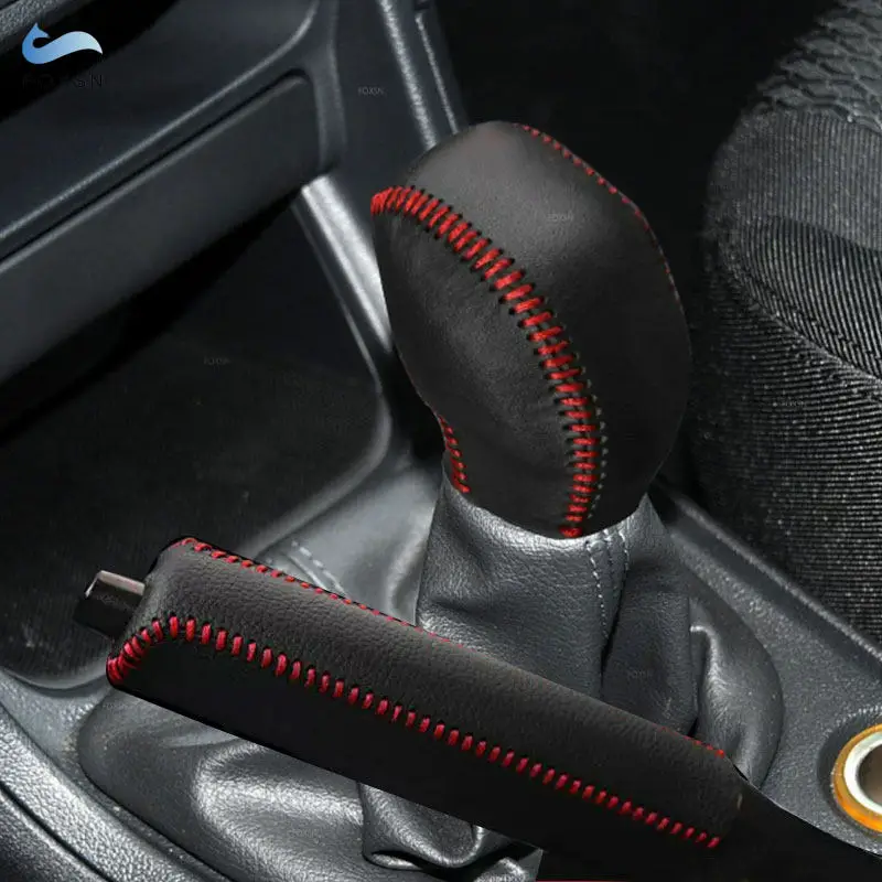 

For Peugeot 208 2015-2024 301 308 2008 Partner Rifter Citroen C3 Manual Car Shift Lever Gear Shift Knob Microfiber Leather Cover