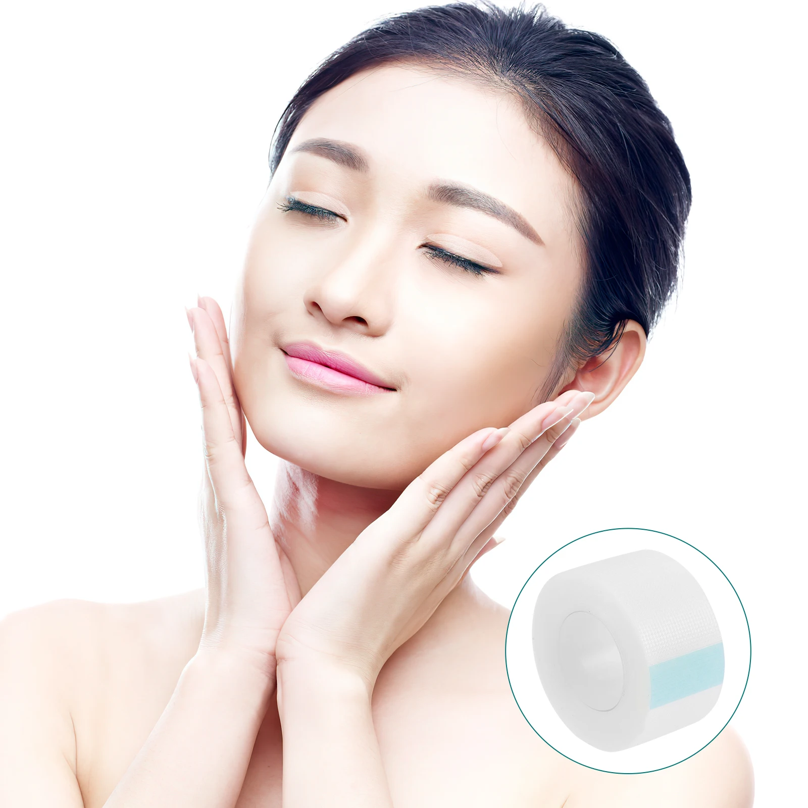 

4 Rolls Double Eyelid Tape Skin-Friendly Breathable PE Eye Lifting Stickers Waterproof Medical Grade for Makeup Surgery Hospital