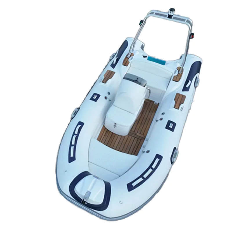 Inflatable Rubber Motor Boat with Outboard Engine Rib Boat 390 Inflatable Boatpromote sales