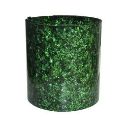 DIY Drum Wrap 0.46mm Green Pearl Celluloid Sheet Musical Instrument Deco Sheet