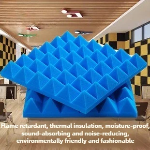 

Треугольные панели из акустической пены высокой плотности, ящик для яиц, звукоизоляционная настенная плитка для студий записи KTV, термоизоляция для дома