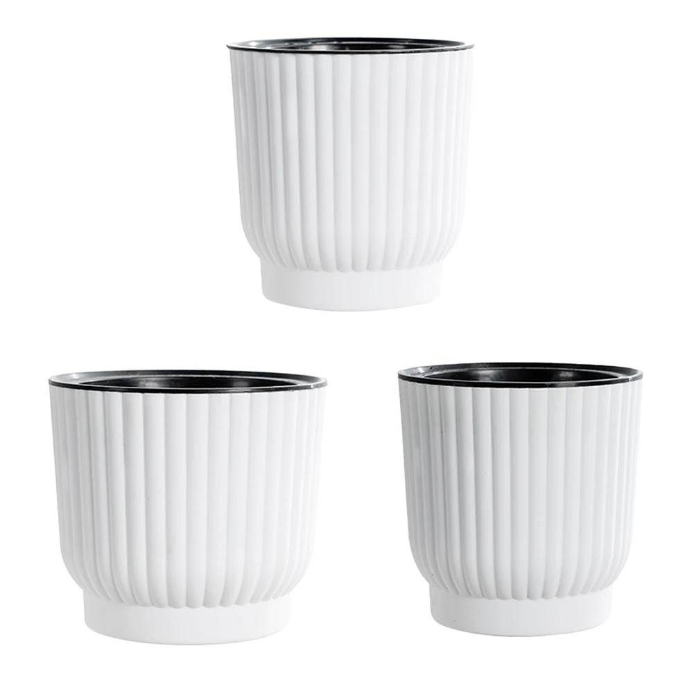 115mm Self-Watering Flowerpot Charming Aesthetic Plant Holder Water Absorbing Pot Innovative Self-Watering System