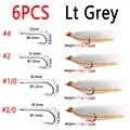 6pcs Lt Grey
