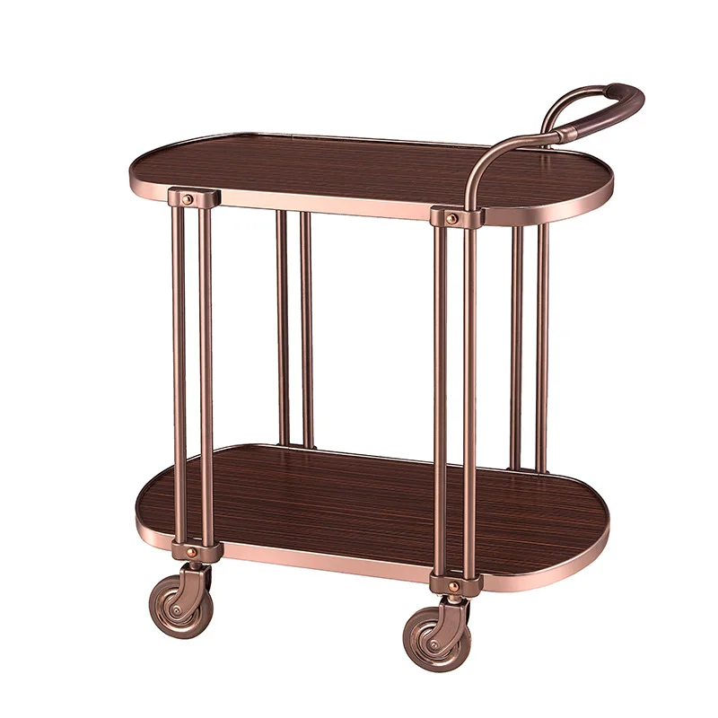 Rose Gold Black Gold Wine Truck, Hotel Suite Service Truck Food Delivery Truck