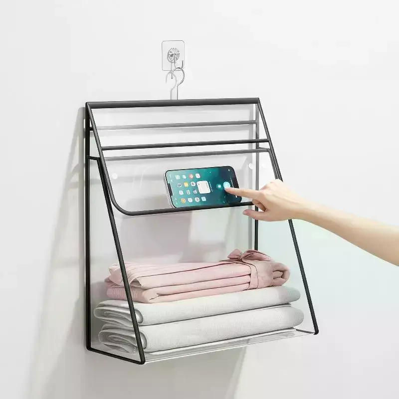 Waterproof Dormitory Shower Bag Hanging Large Size Bathroom Organizer for Travel Camping Clean Clothes Toiletries Holder
