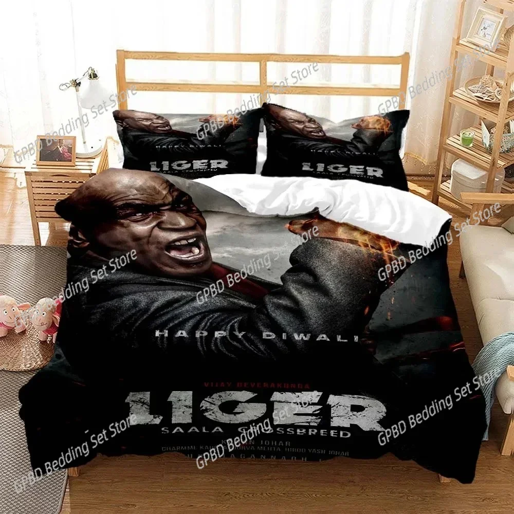 Mike Tyson Boxing Champion Bedding Set Single Twin Double Queen King Cal King Size Bed Linen Set