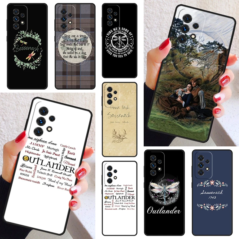 Чехол OUTLANDER TV Jamie Fraser Sassenach Dragonfly для Samsung A52 A72 A73 A20e A21S A50 A70 A11 A12 A42 A31 A40 A51 A71 A32 A80