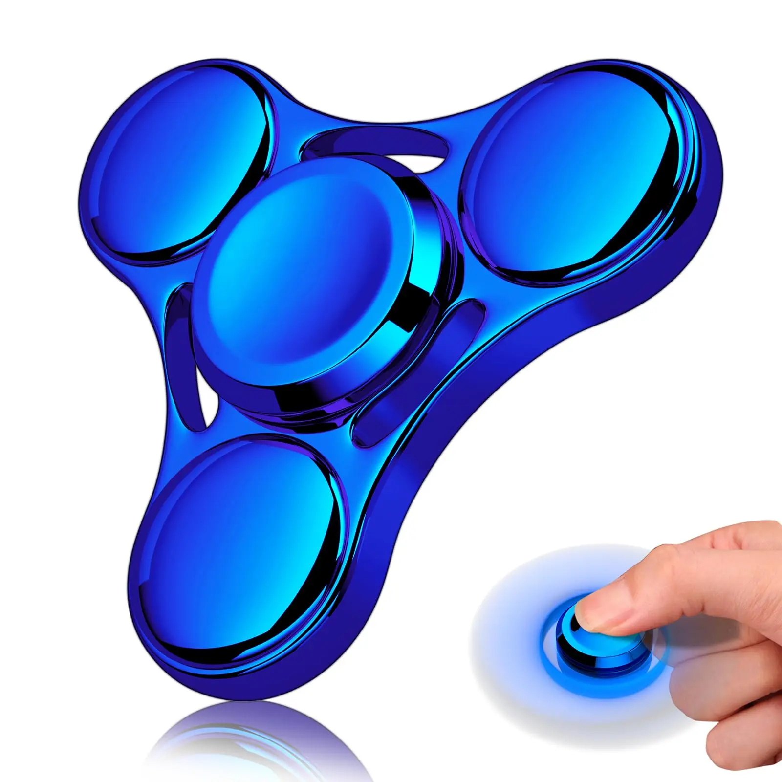 Metall Fidget Spinner Spielzeug, EDC Hand Spinner Anti Stress Relief Spielzeug, Antistress Angst Zappeln Spielzeug für Erwachsene Kinder Autismus ADHS