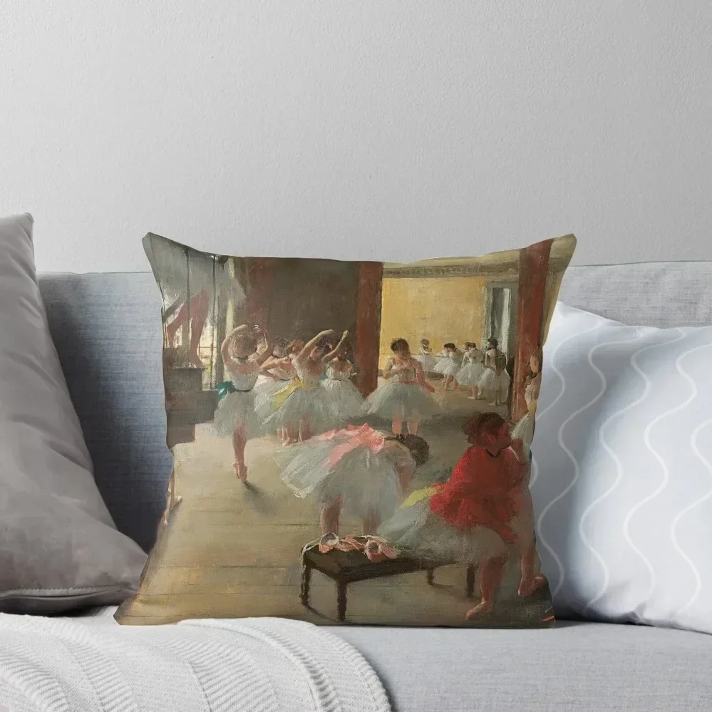 Ballet Class by Edgar Degas - Vintage Art Throw Pillow luxury throw pillow covers Decorative pillowcase Cushions pillow