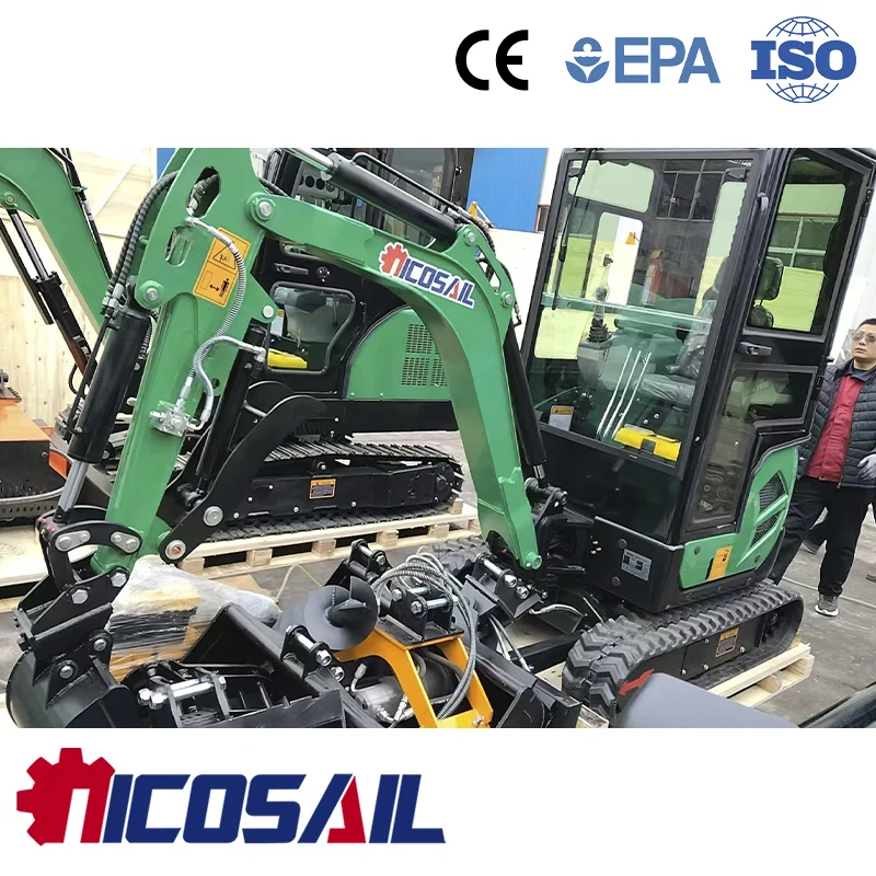 

Гидравлический мини-экскаватор CE 1.8т с двигателем Euro 5, компактный гусеничный экскаватор для сельскохозяйственных и строительных работ