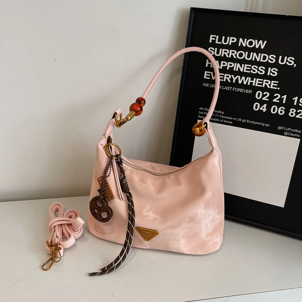 

​​2025 Womens Underarm Tote Bag Stylish Shoulder Crossbody Purse Fashionable Handheld Work Commute Bag​