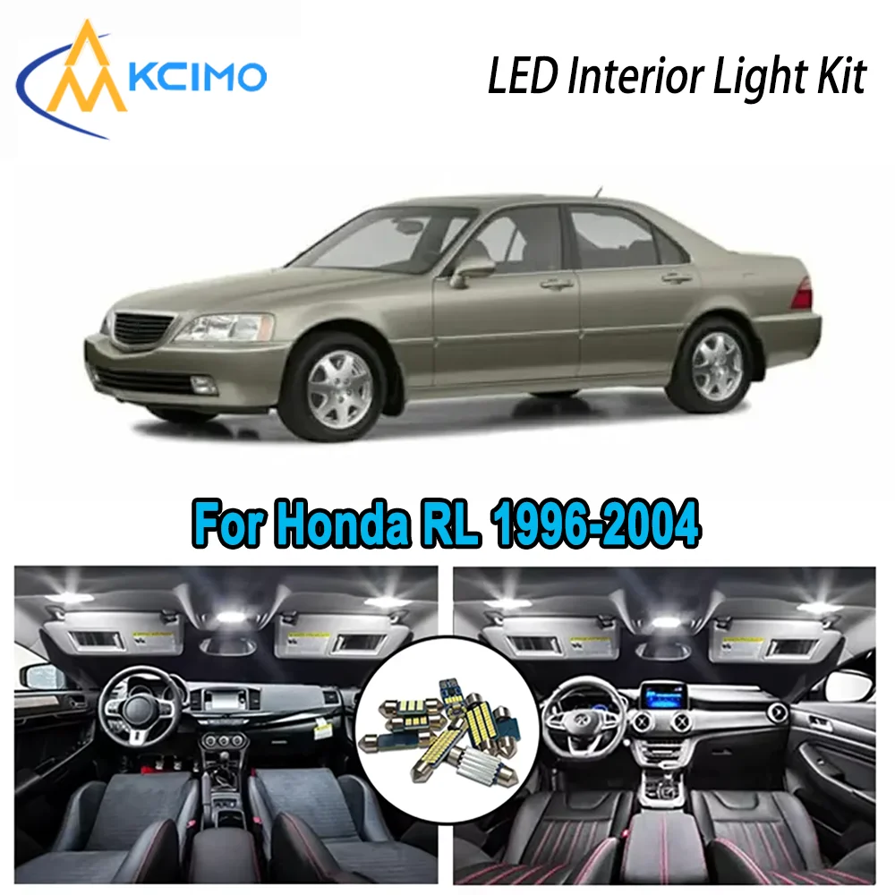 

High-Quality LED Interior Kit for Honda RL 1996-2004 1997 1998 1999 2000 2001 Premium Error-Free Dome Map Trunk Automotive Lamps