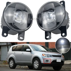 Fog Lights LED Fog Light For Mitsubishi Outlander XL 2007 2008 2009 2010 2011 2012 2013 Fog Lamp Headlights