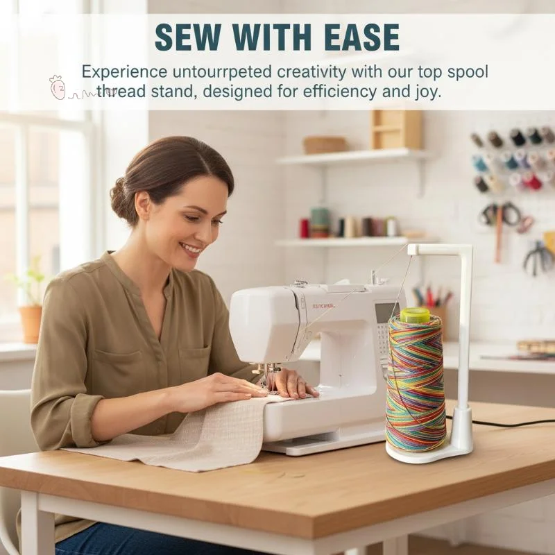[H] Sewing Machine Thread Stand Universal 3D Printed Winding Storage Stand Household Sewing Machine Vertical Spool Rack
