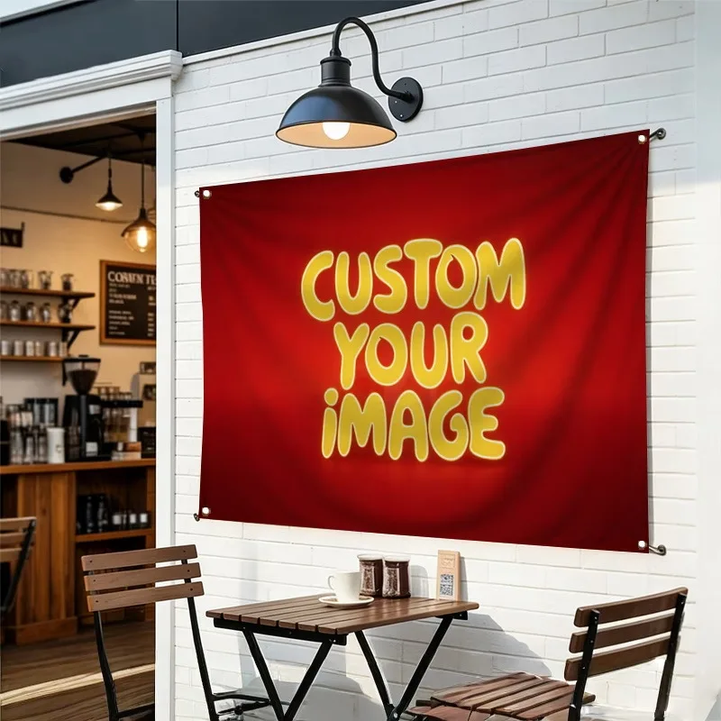 Custom Advertising Flags Follow Trendy Holiday Design Styles To Refresh Festival Environments Coverage For Advertising Promotion