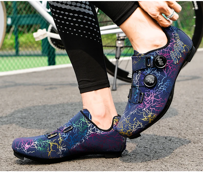 Professionelle Radfahren Schuhe Rennrad Männer Racing Wettbewerb Self-Locking Geschwindigkeit Fahrrad Turnschuhe Frauen SPD Stollen Radfahren Schuhe – Detail 16