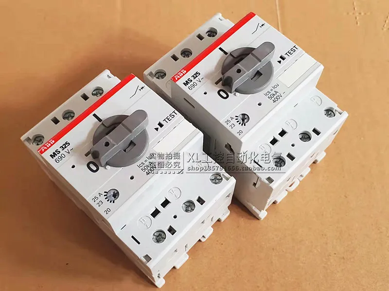 Original ABB Motor Circuit Breaker Ms 325-1/2.5/4/6.3/9/12/16/20/25 Is Genuine In Stock.