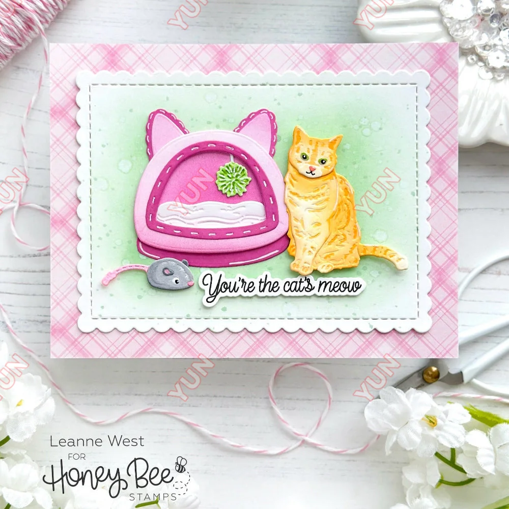 Pet Friends Metal Cutting Dies Stamp Stencil Set Dogs Cats Hamster Die DIY Scrapbooking Craft Greeting Card Decoration 2025 New