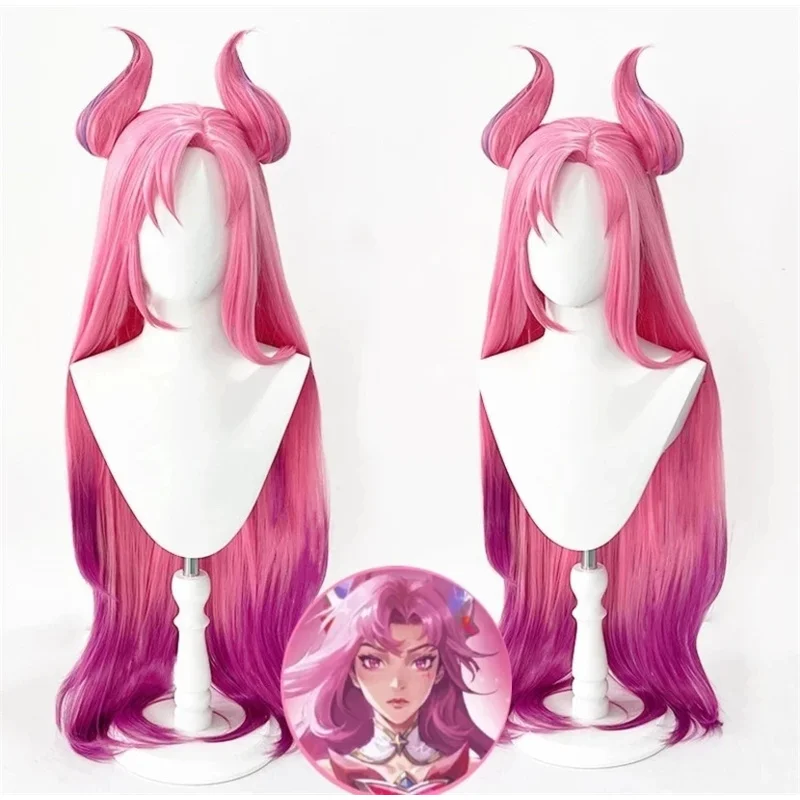 Game League of Legends Syndra Seraphine Kaisa Orianna Reveck Parrucca Cosplay LOL Parrucca Lunga Parrucche Resistenti Al Calore + Protezione Della Parrucca