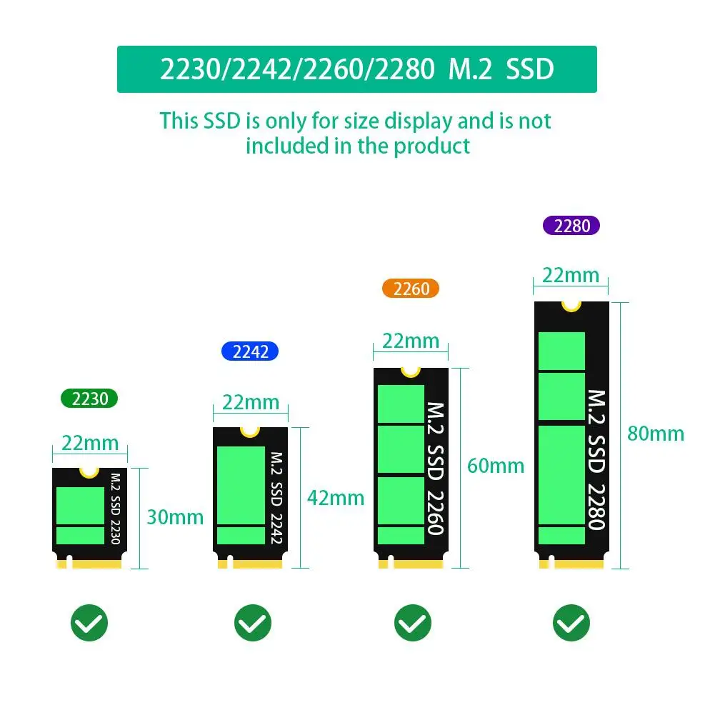 Plastic Hard Drive Adapter Card New Version For 2 In 1 Combo M.2(NGFF) NVMe SSD/SATA-Bus SSD To SFF-8611/8612 And SATA Adapter