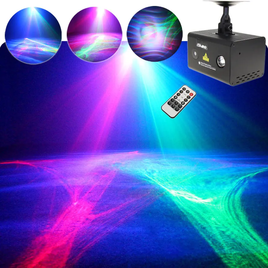 ESHINY R&G Laser Dream Pattern Aurora Galaxy Sky Light DJ RGB LED House Party Christmas New Year Decoration Bar Dance Z15N6