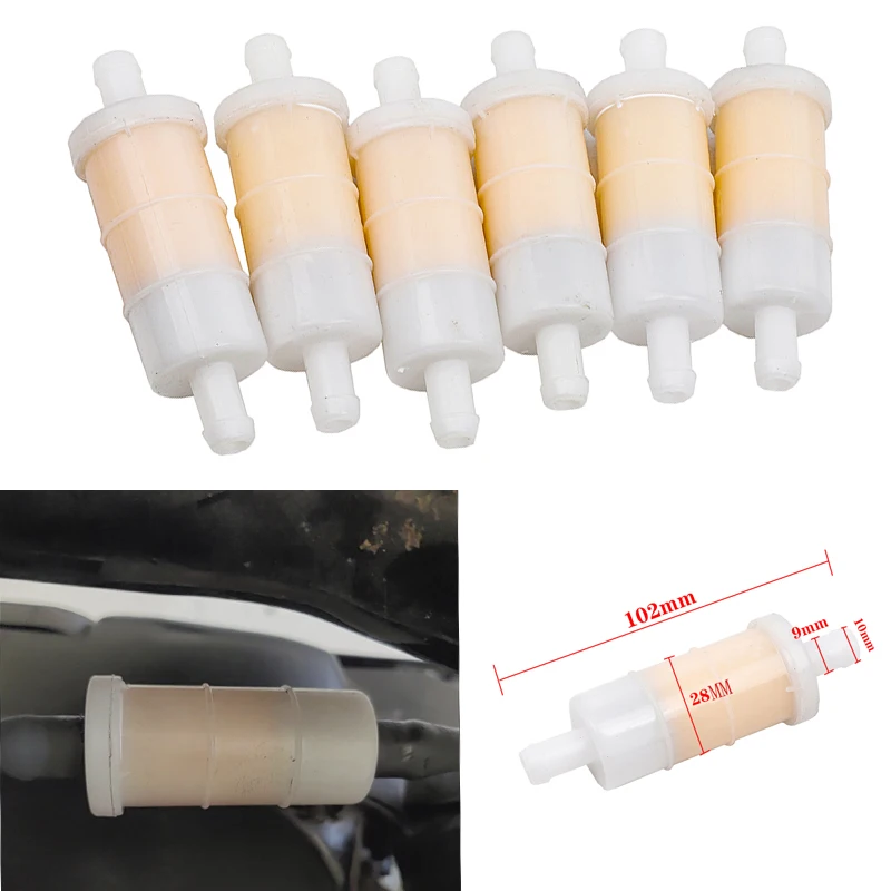 Image of Motorrad 9MM Öl Filter Kraftstoff Filter Für Yamaha XVS1100 XVS11SC XVS400 XVS400C XVS650 XVS650A XVZ1300 XVZ13TF YH50 Zubehör