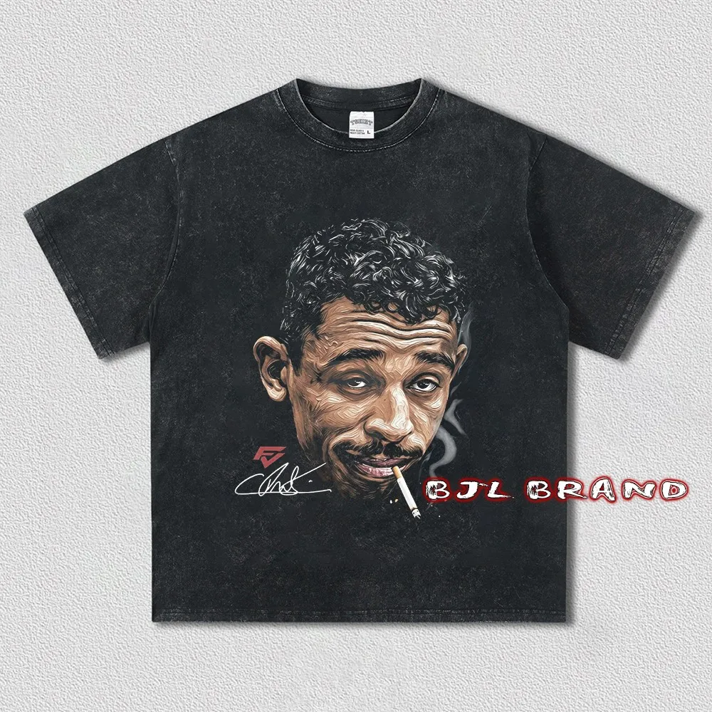 Carlos Prates Nightmare American Pure Cotton Short Sleeve T-Shirt Trendy Chinese Style Print Breathable Comfortable Unisex Top