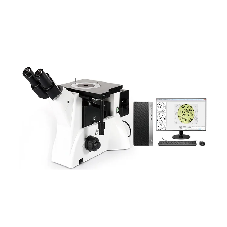 CE Certificated MR-2000 Inverted Trinocular Metallographic Microscope Metallurgical Microscope