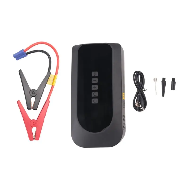 

Мощный и универсальный автомобильный пусковой комплект: 1500А с воздушным компрессором, внешний аккумулятор на 16000 мАч и устройство для зарядки батареи