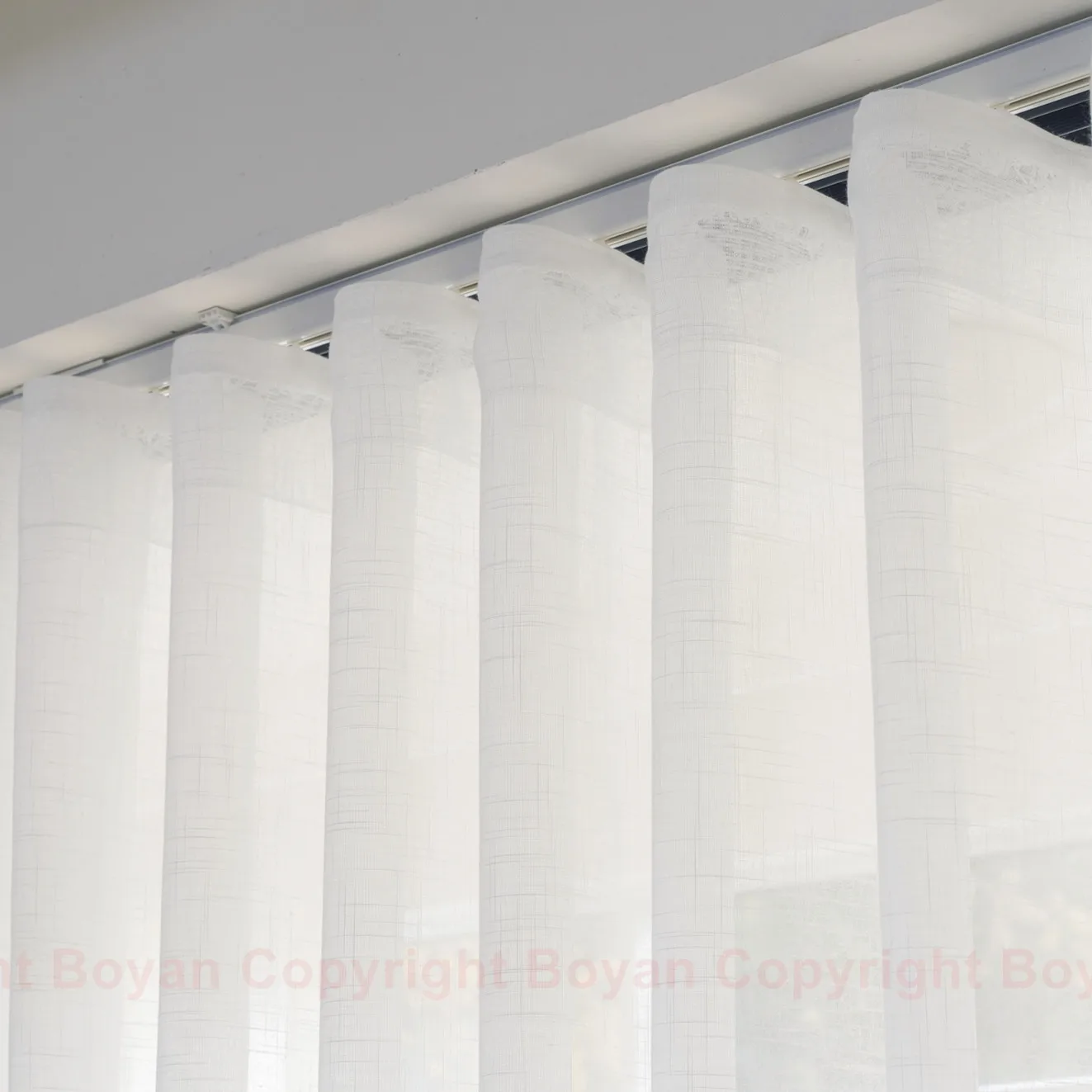 2 Colours S Folds Cream White Linen Like Sheer Window Curtains for Living Room Tulle Flax Kitchen Drapes Bedroom Treatment