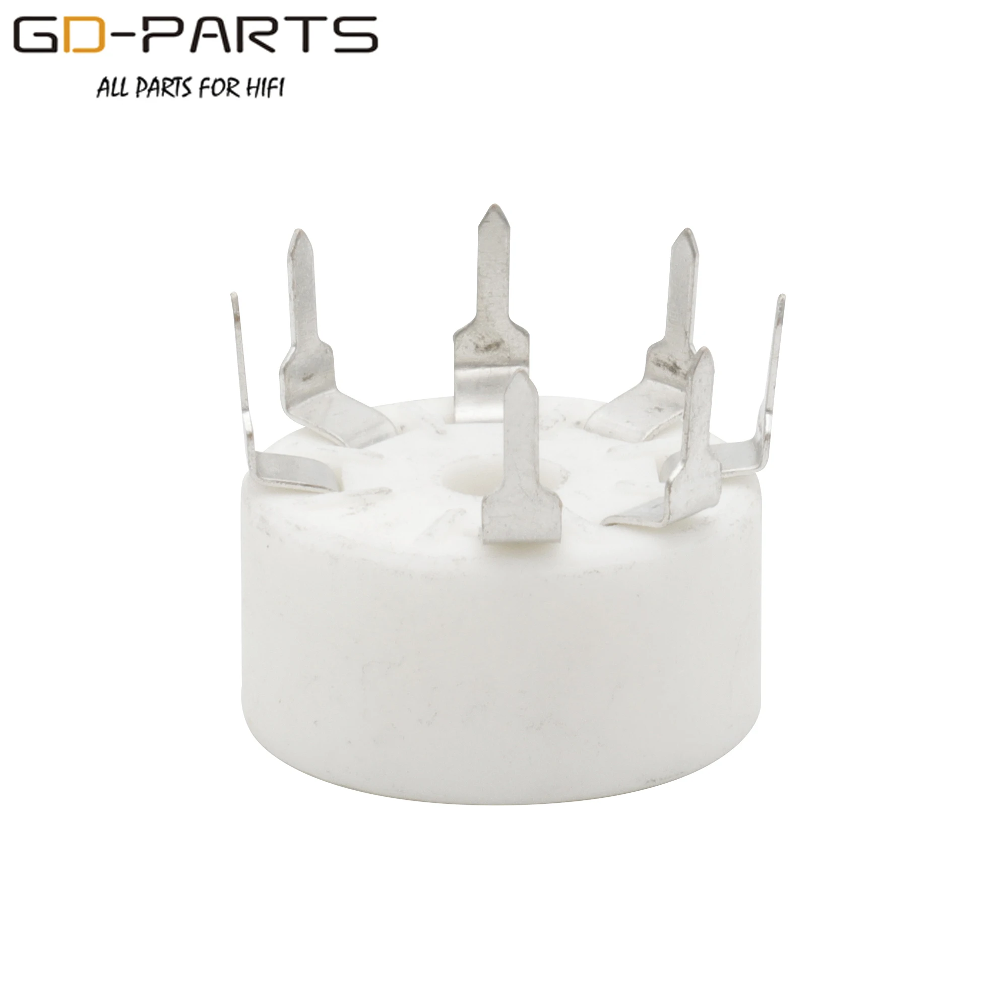 GD-PARTS B7G PCB Mount 7pin Ceramic Vacuum Tube Socket For 6AU6 EF95 6C4 6X4 6066 6AQ5 6AV6 50C5 Hifi Vintage Tube AMP DIY