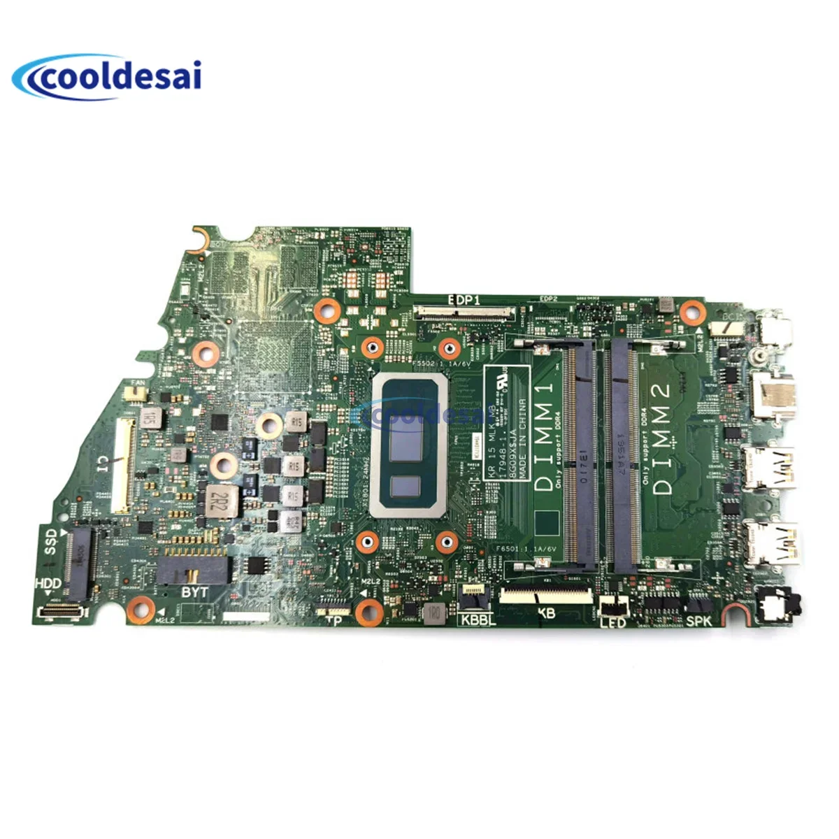 17948-1 For DELL inspiron 15 7580 Laptop Motherboard With i7-8565U I5-8265U CPU 100% Tested