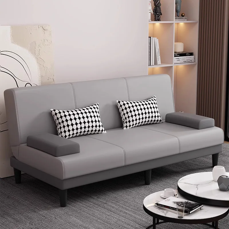 Modern Sofa Bed Dual-use Foldable Multifunctional Living Room Household Single and Double Apartment Rental Room Sofa Bed