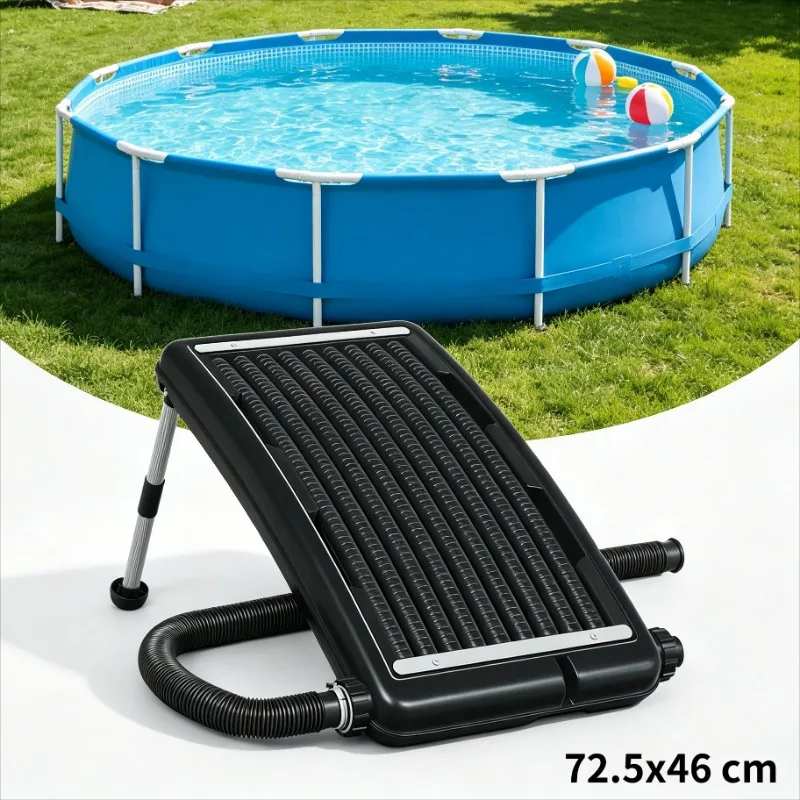 Solar-Heizpaneel für Pools, Gebogen, 72,5x46 cm, Schwimmbad-Wassererwärmer …